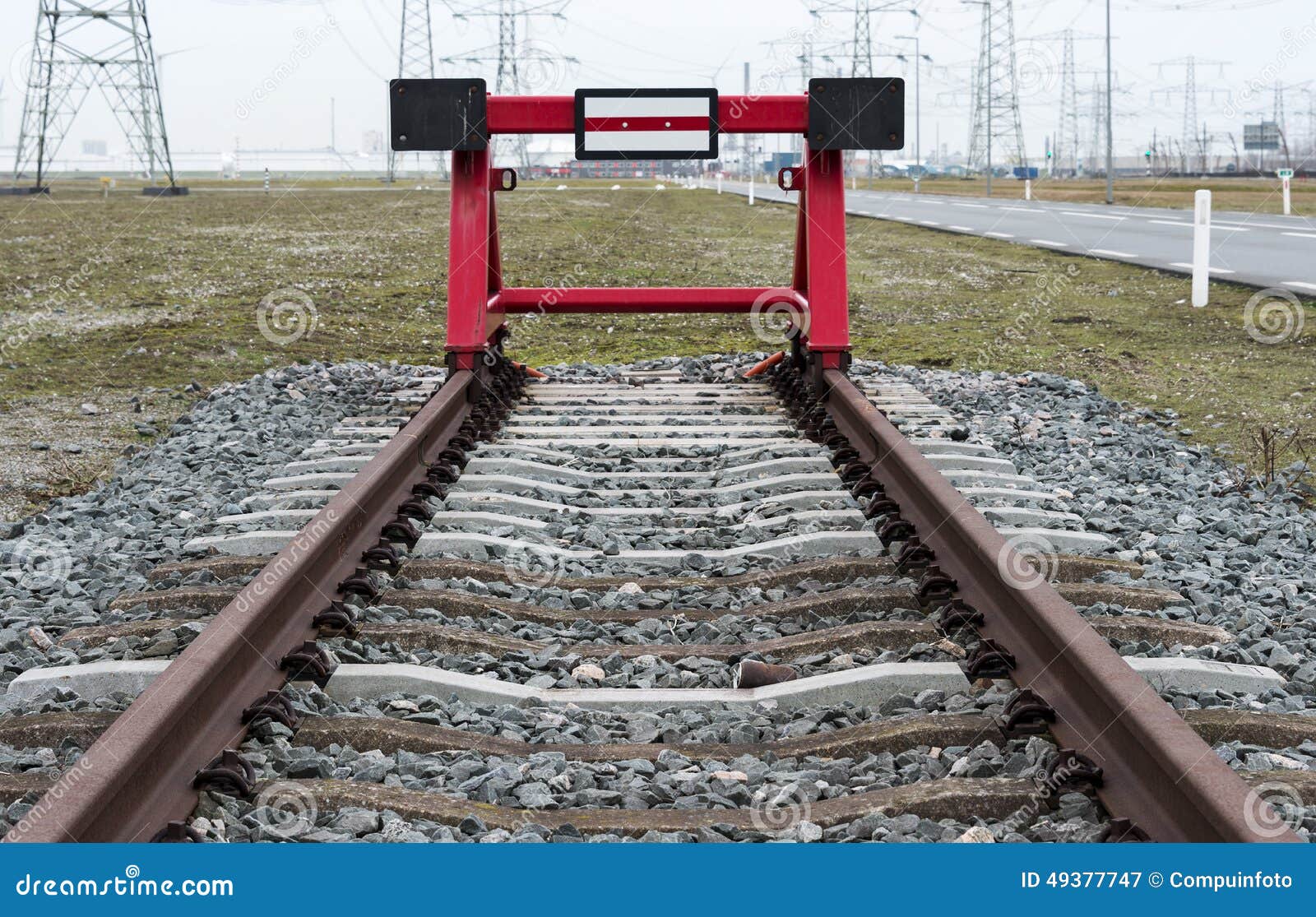 red railroad buffer