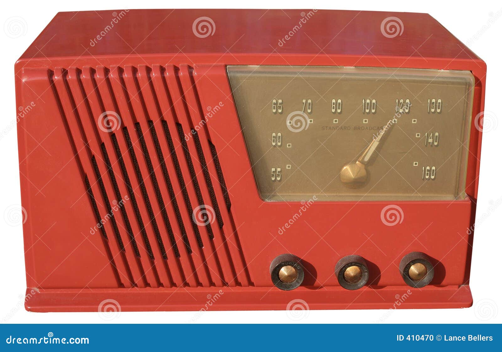 red retro radio