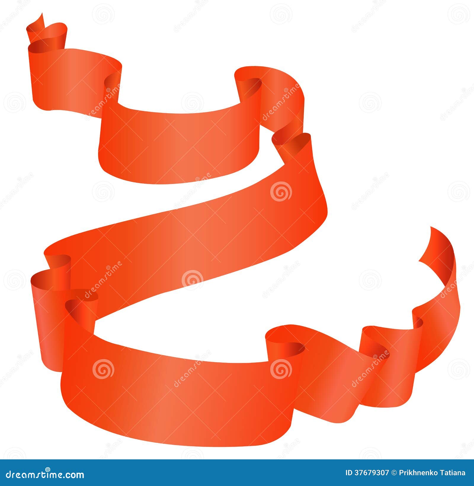 Red Ribbon Royalty Free Stock Photography Image 37679307