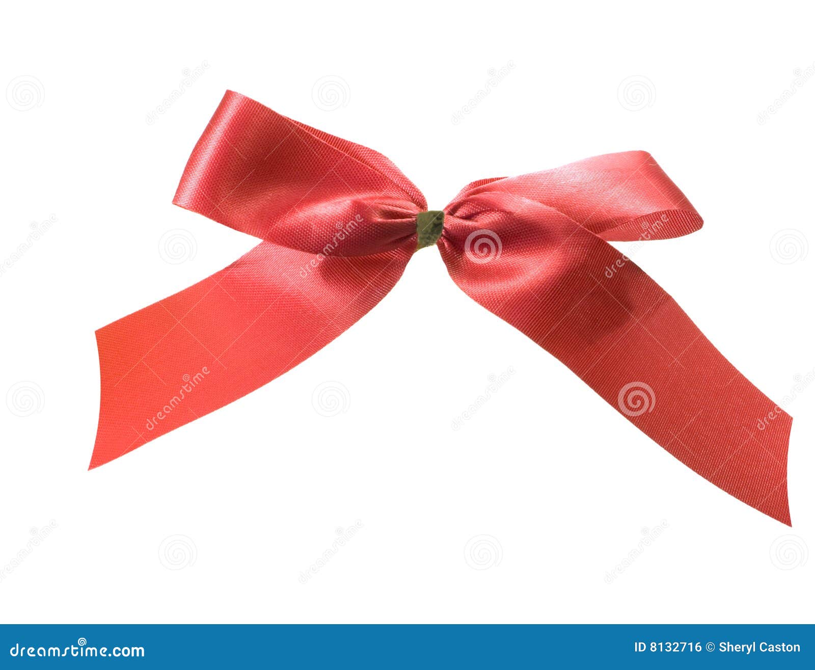 Red ribbon tied in bow stock photo. Image of decorative 8132716