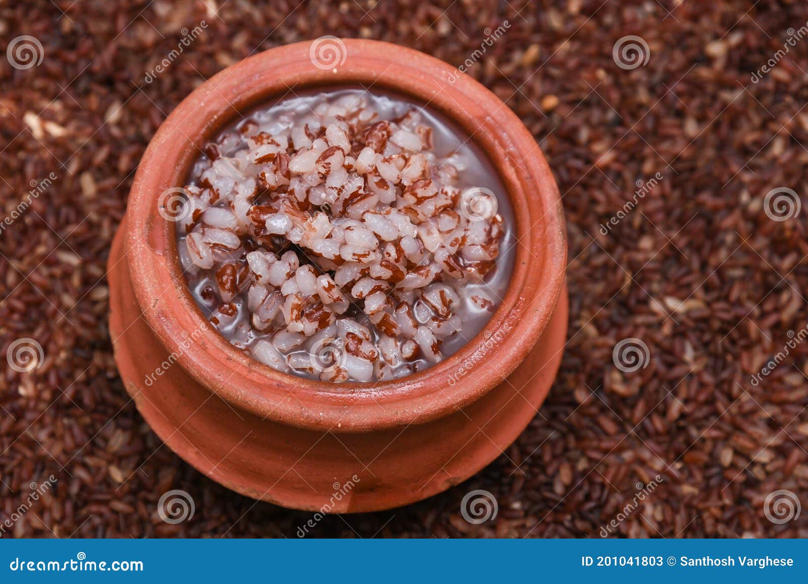 red rice for porridge, kanji, kerala south indian food