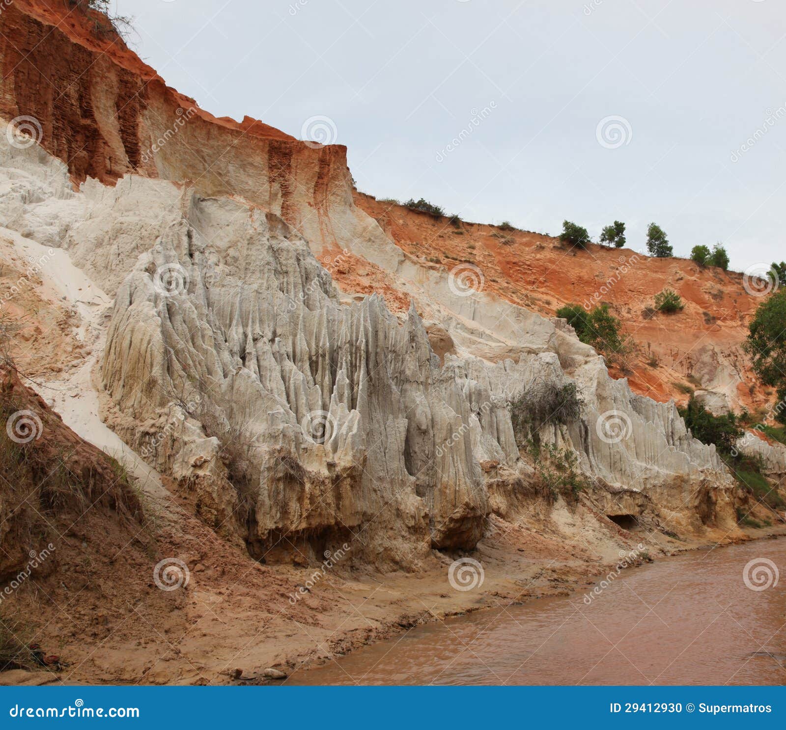 Red river stock photo. Image of smearing, sand, channel - 29412930