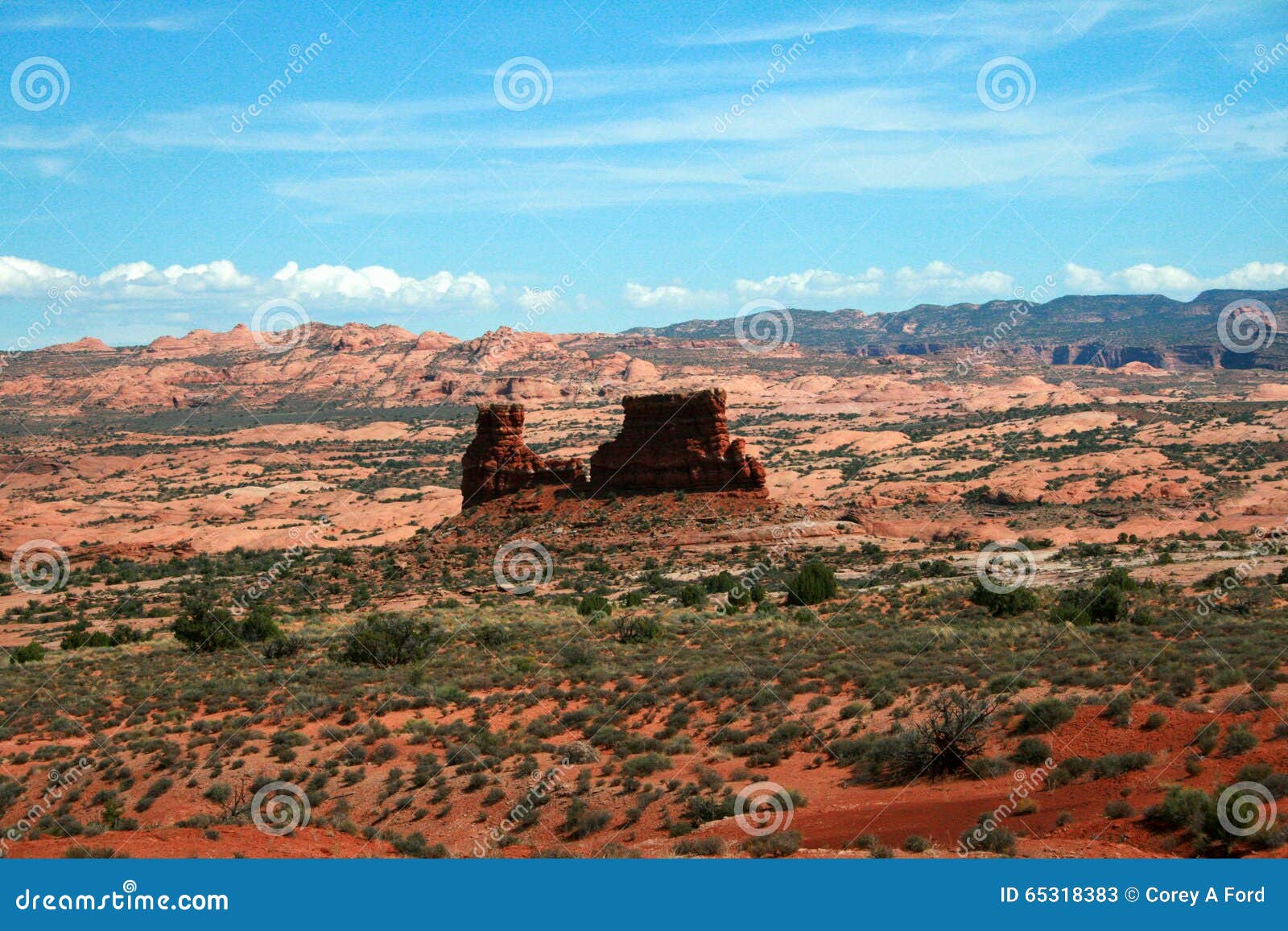 red rock formations arches national park