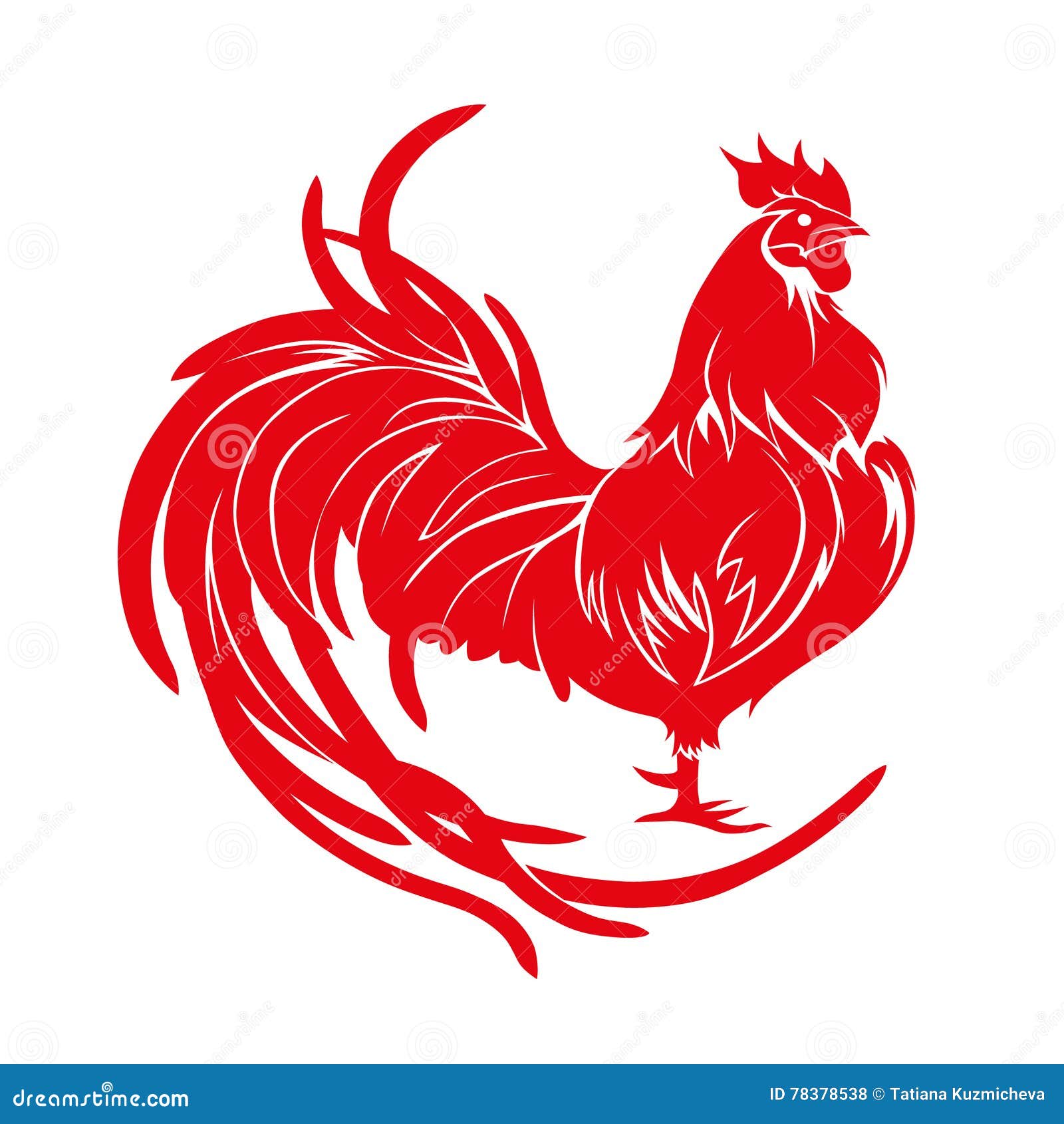 red rooster happy chinese new year vector symbol calendar card your flyers greetings card illustration 78378538