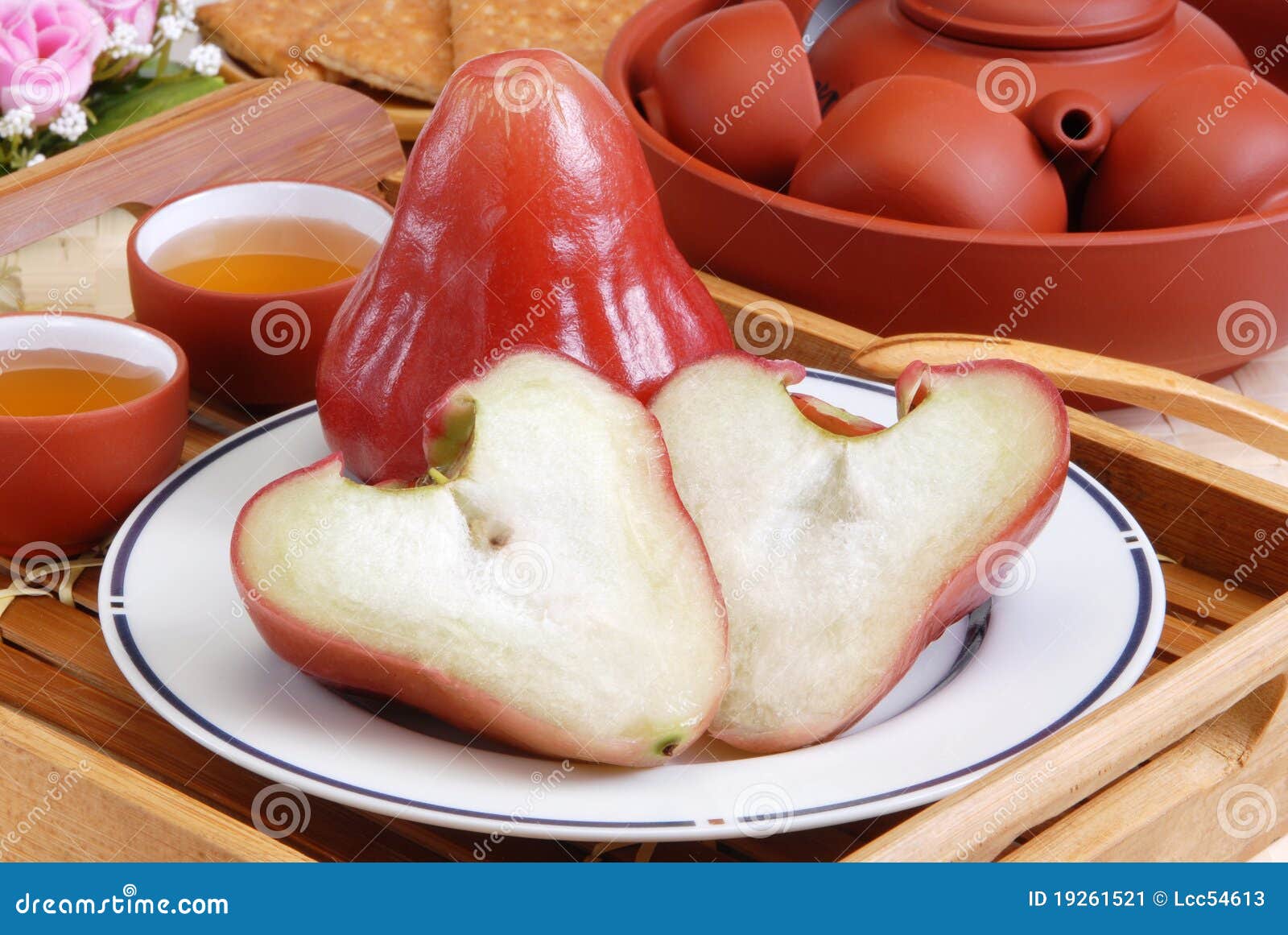 Red rose apple stock image. Image of sweet, ingredient 19261521