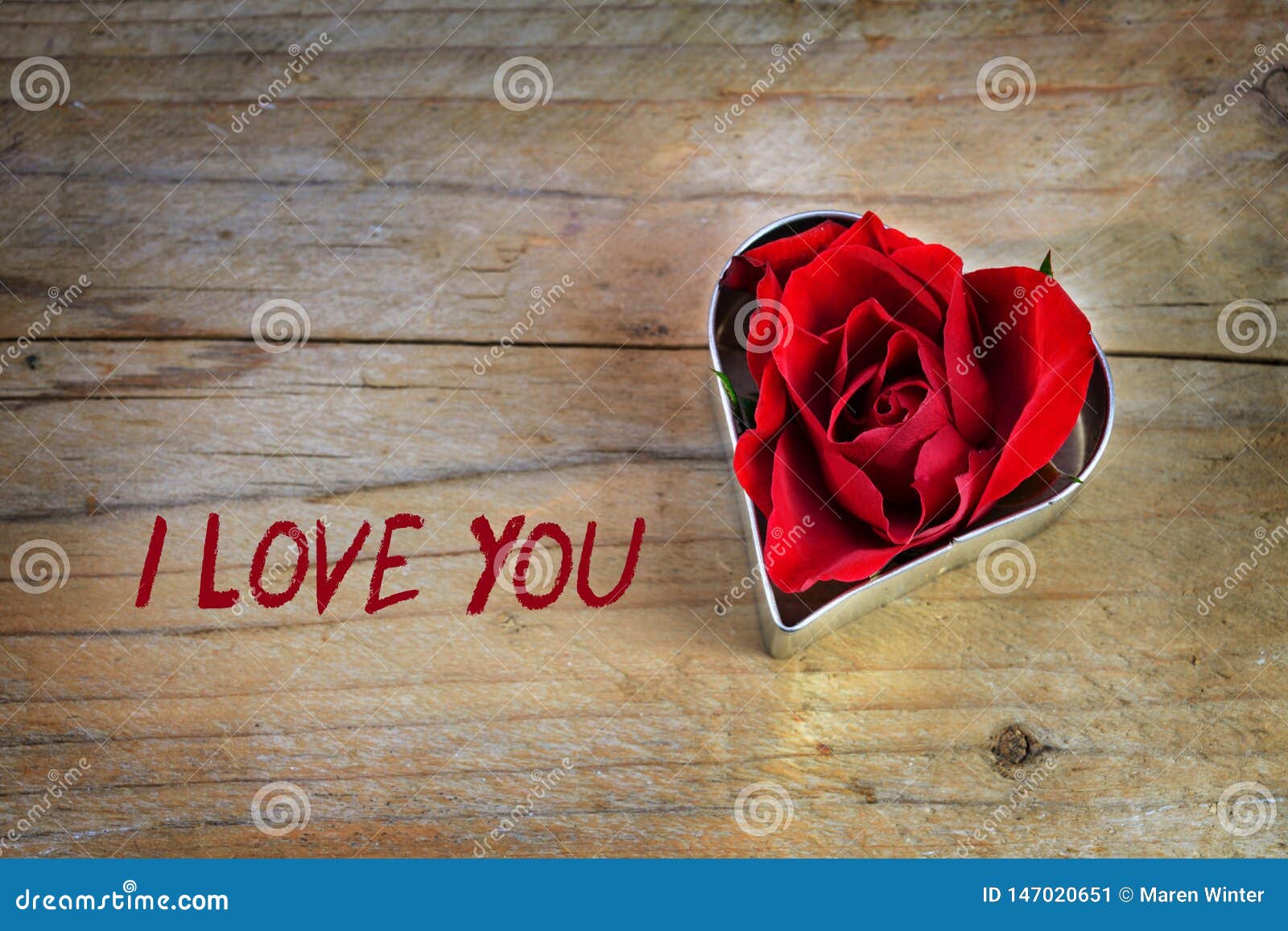 828 I Love You Red Heart Rose Stock Photos - Free & Royalty-Free ...
