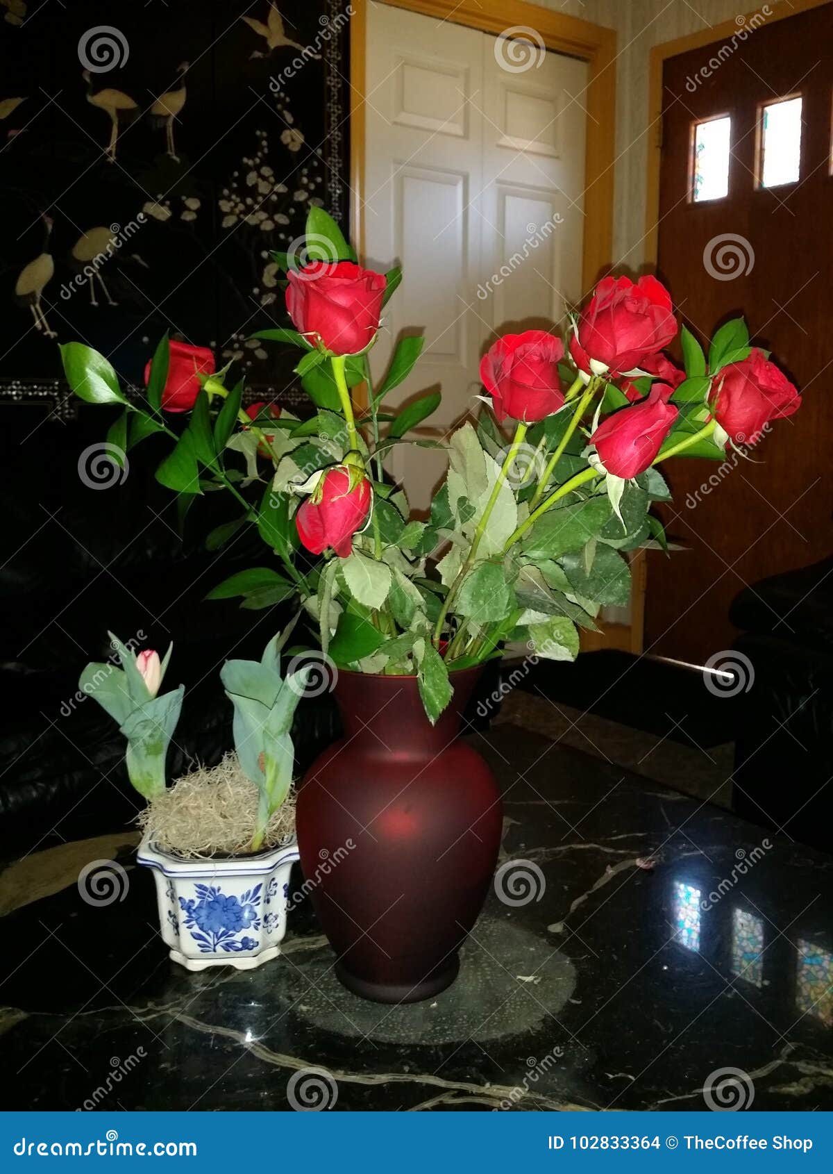 Flowers for Mama stock photo. Image of green, vase, mama 102833364