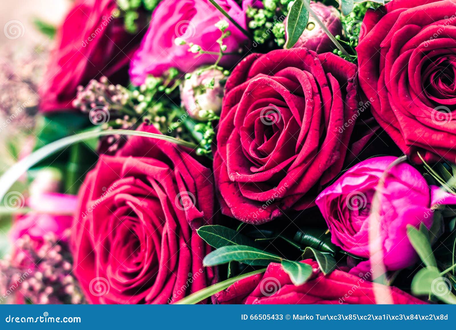 Red roses wedding bouquet stock image. Image of fresh 66505433