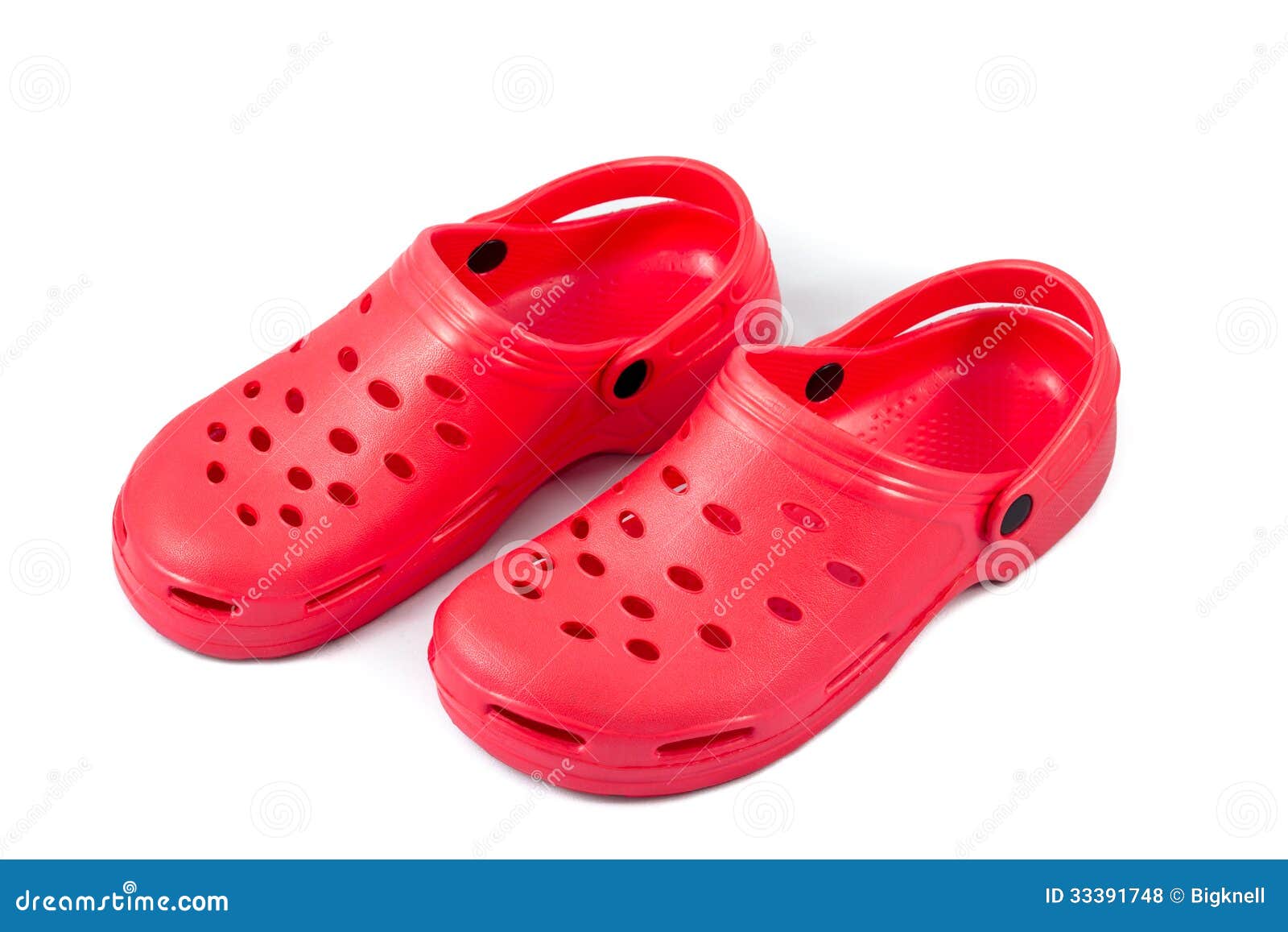 Red rubber shoes stock photo. Image of isolated, rubber - 33391748