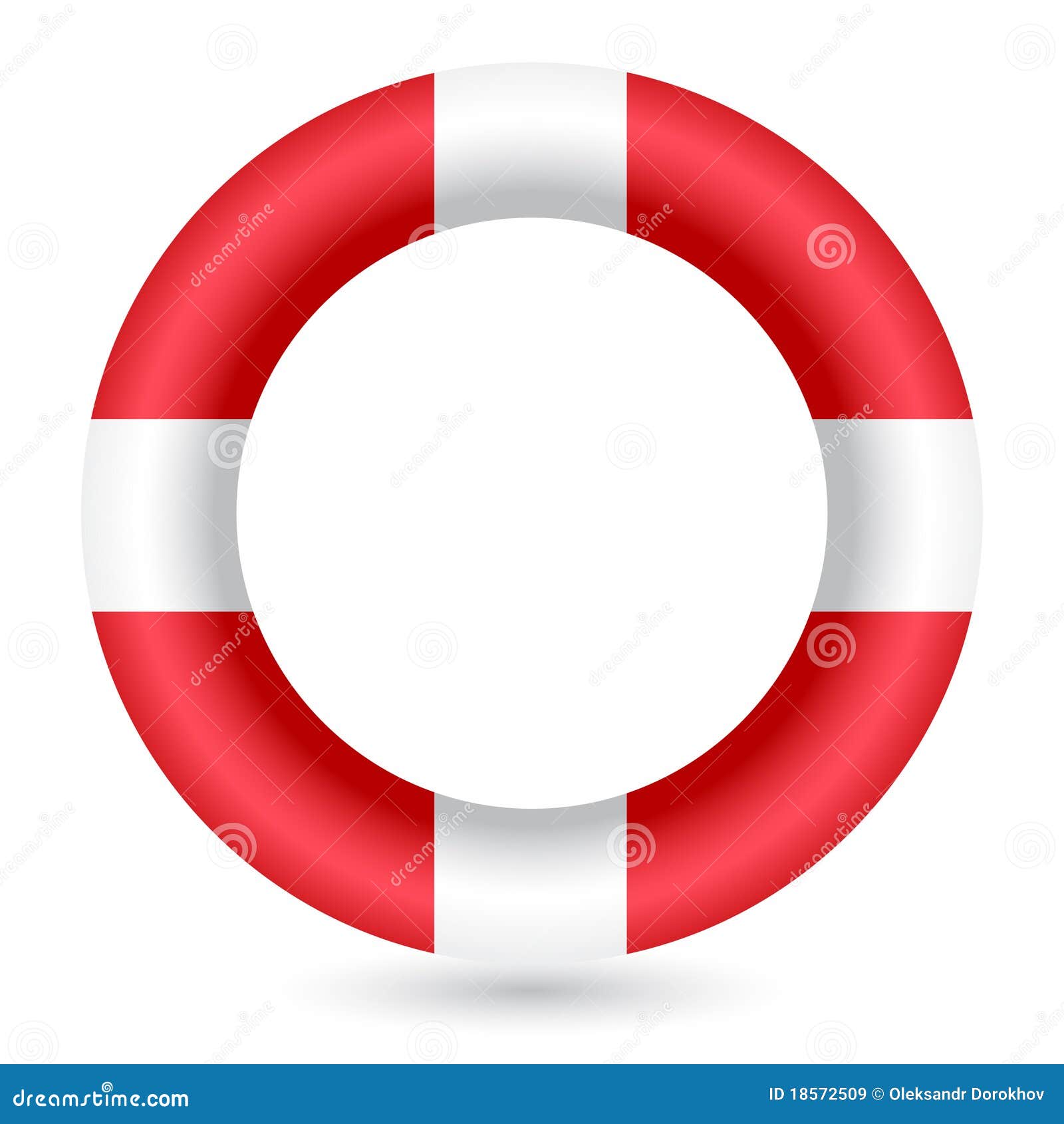 Red safe guard ring stock vector. Illustration of object - 18572509