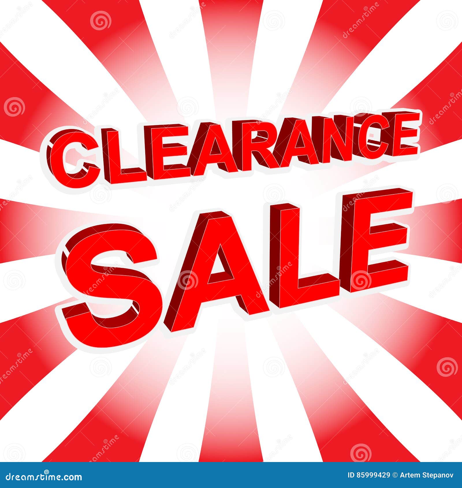 CLEARANCE SALE Template