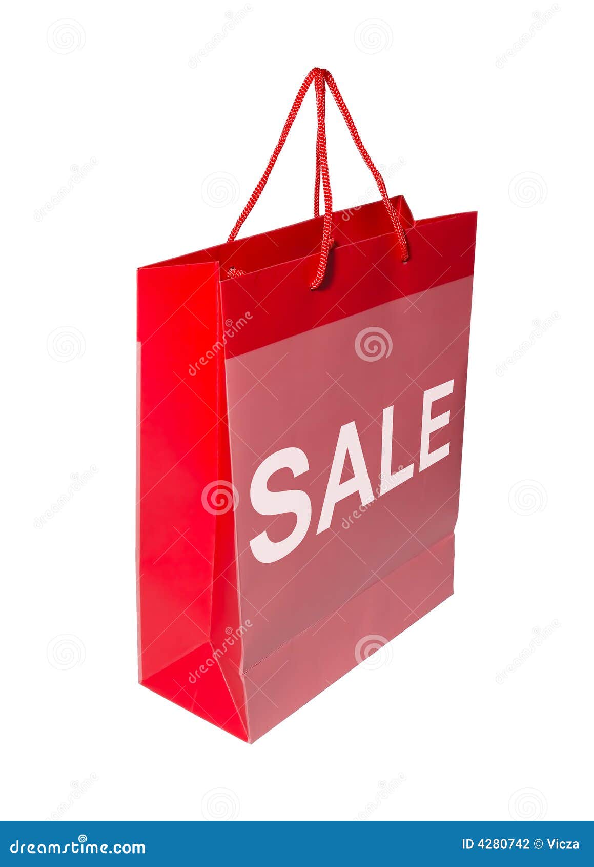 Red SALE shopping bag stock photo. Image of cart, shop - 4280742