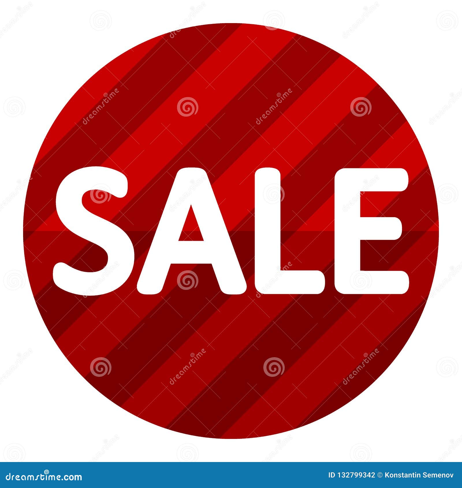 Red Sale Sign Stock Illustration Illustration Of Sales 132799342