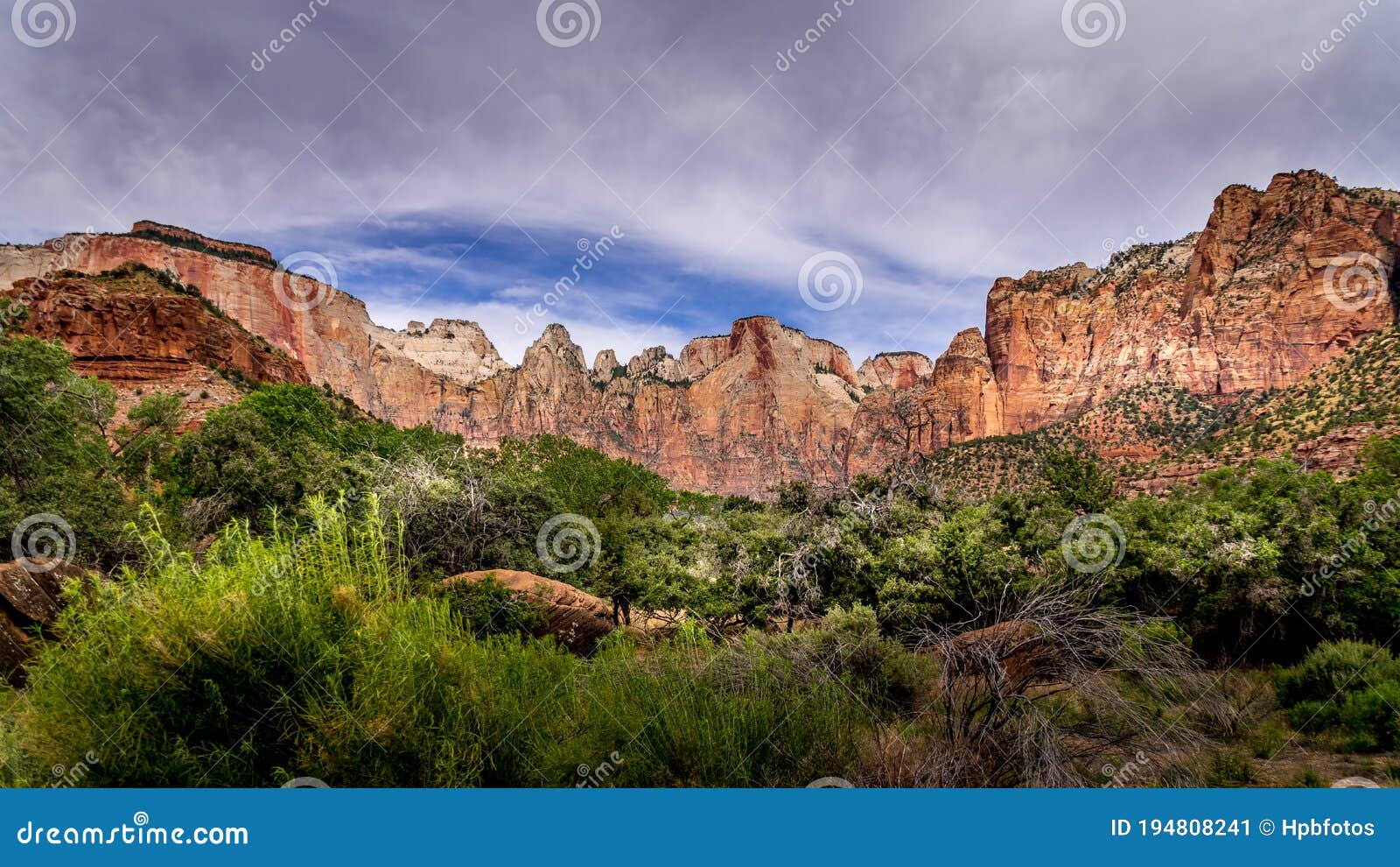 the red sandstone mountains viewed from the pa`rus trail