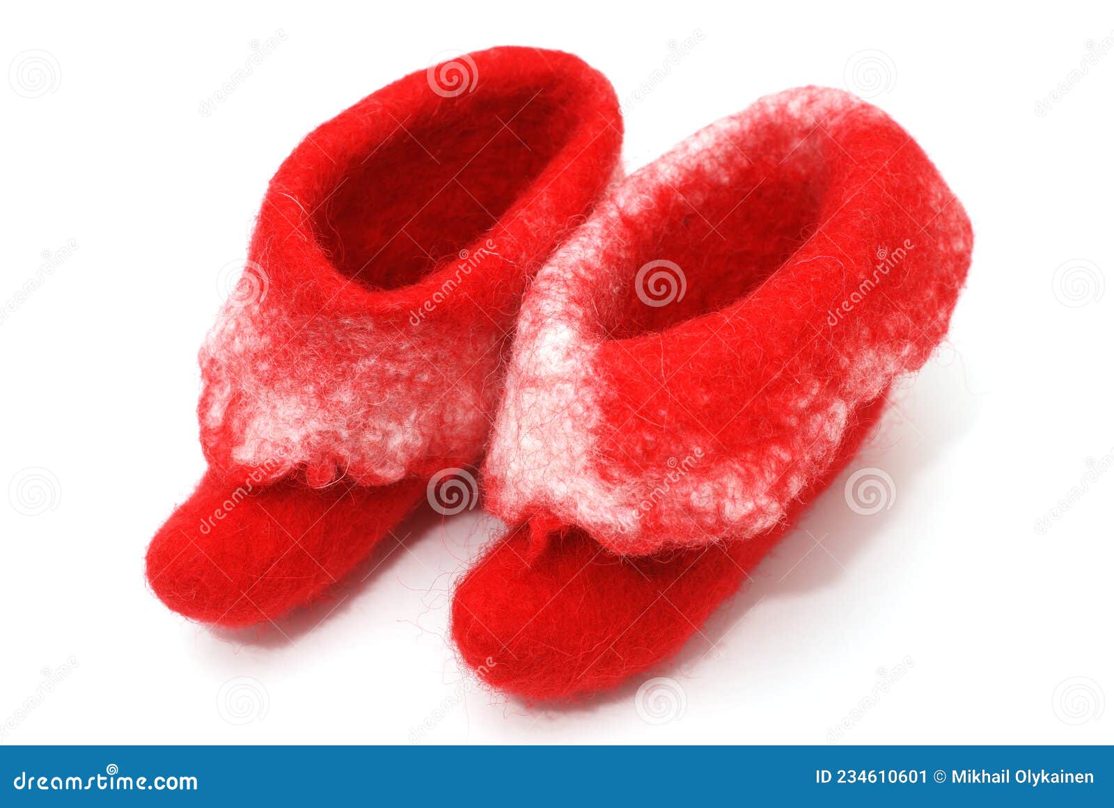 Red Santa boots stock image. Image of gift, santa, felt - 234610601