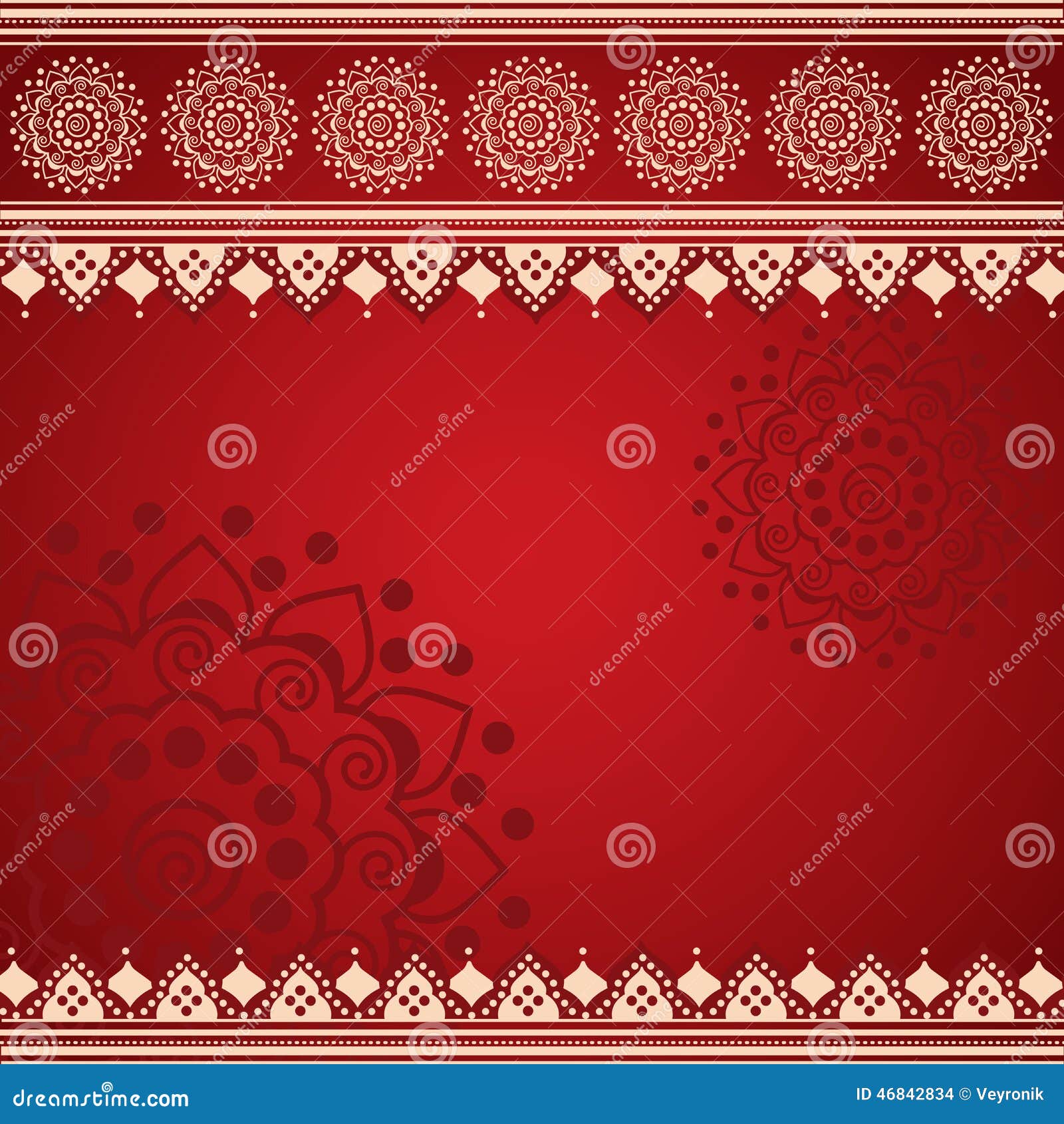 Red saree banner stock illustration. Illustration of border - 46842834