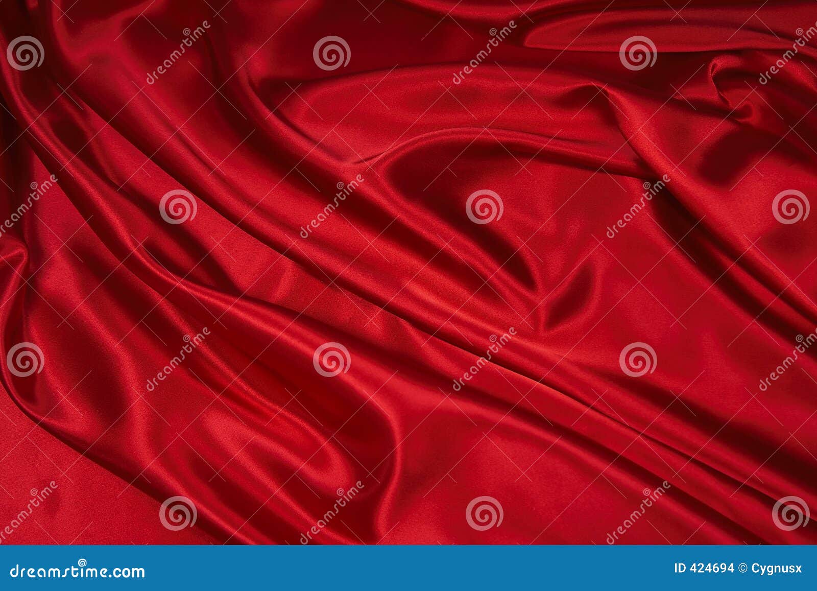 red satin/silk fabric 1