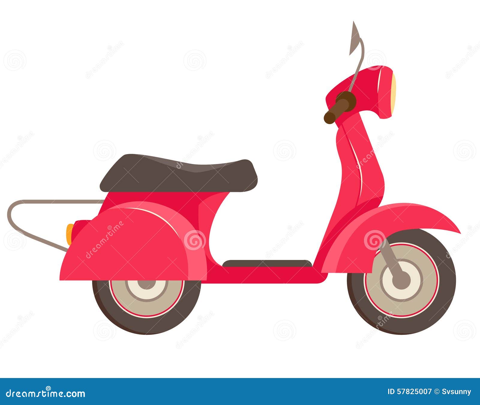 Scooter Vehicle Icon Cartoon Vector | CartoonDealer.com #79364837