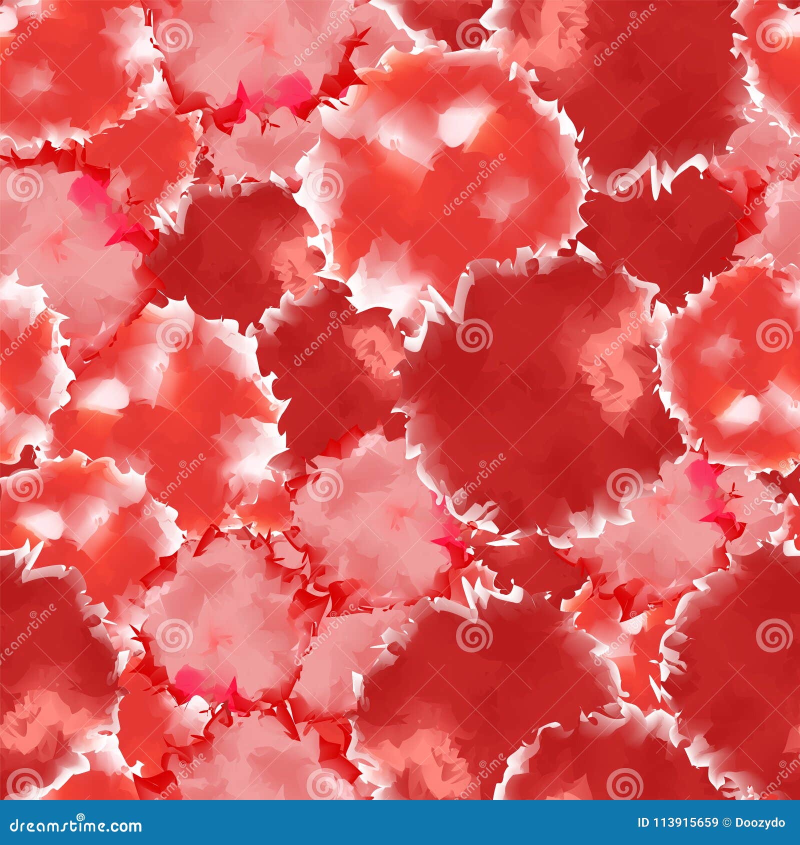 Red Seamless Watercolor Texture Background. Stock Vector - Illustration ...