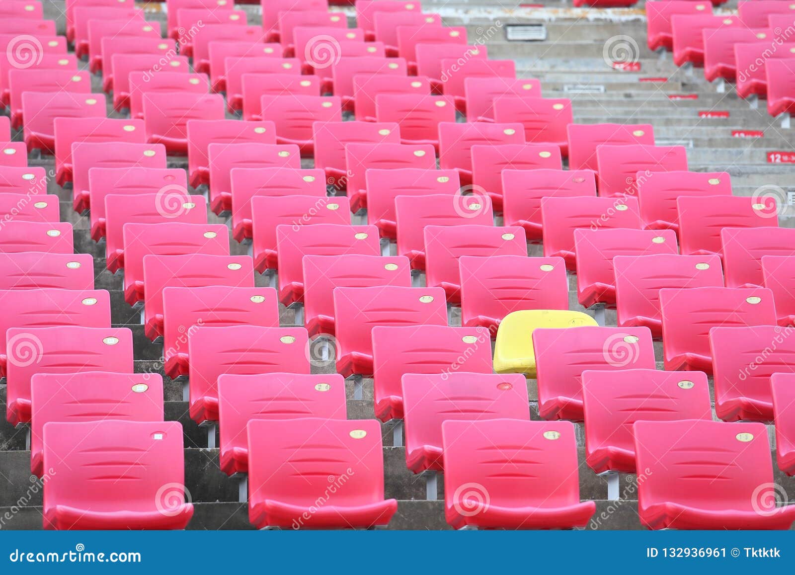 Red Seat Stadium Background Stock Image - Image of seat, unique: 132936961