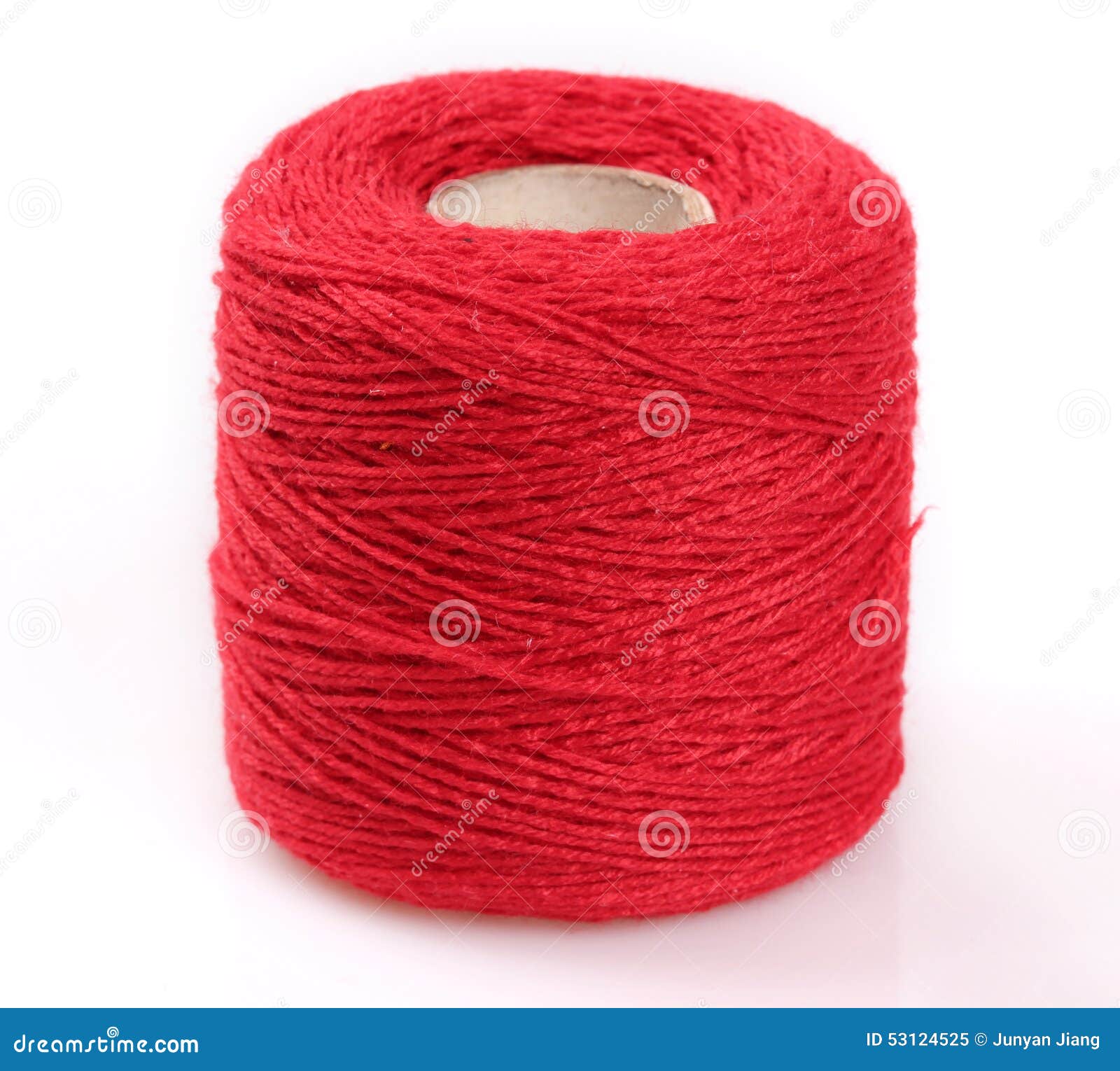 Red sewing string stock image. Image of craft, retro 53124525