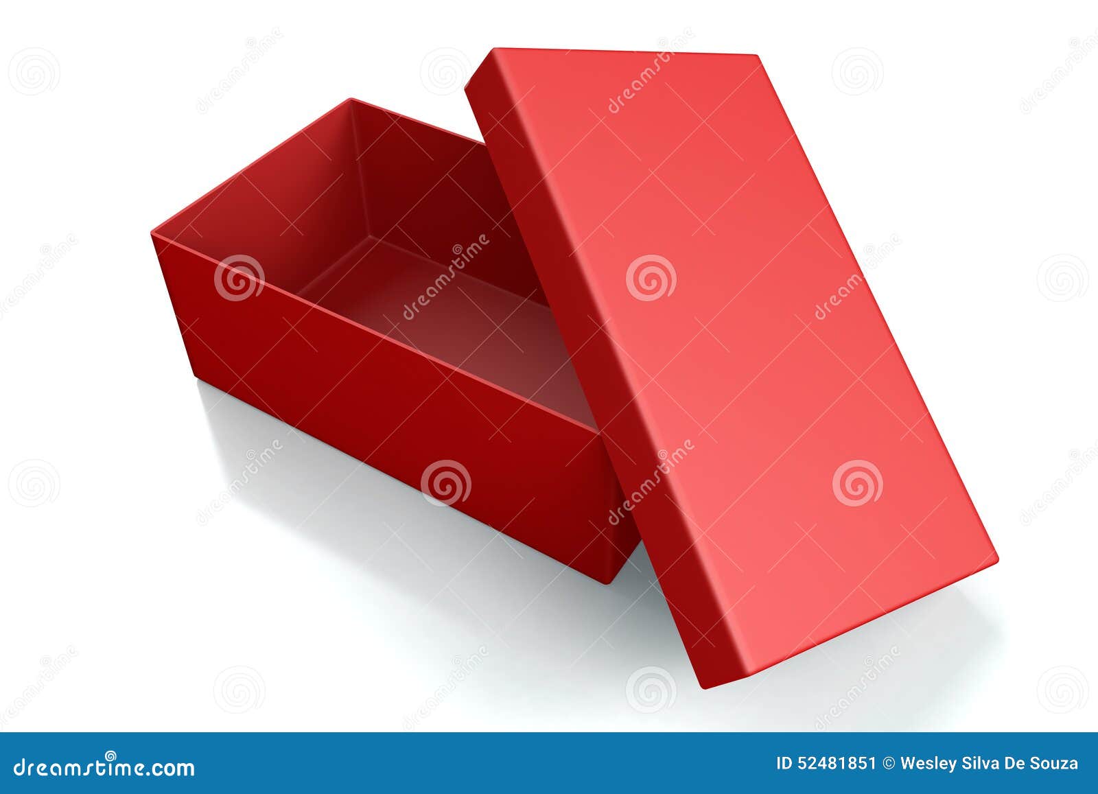Red shoe box on white stock illustration. Illustration of concepts
