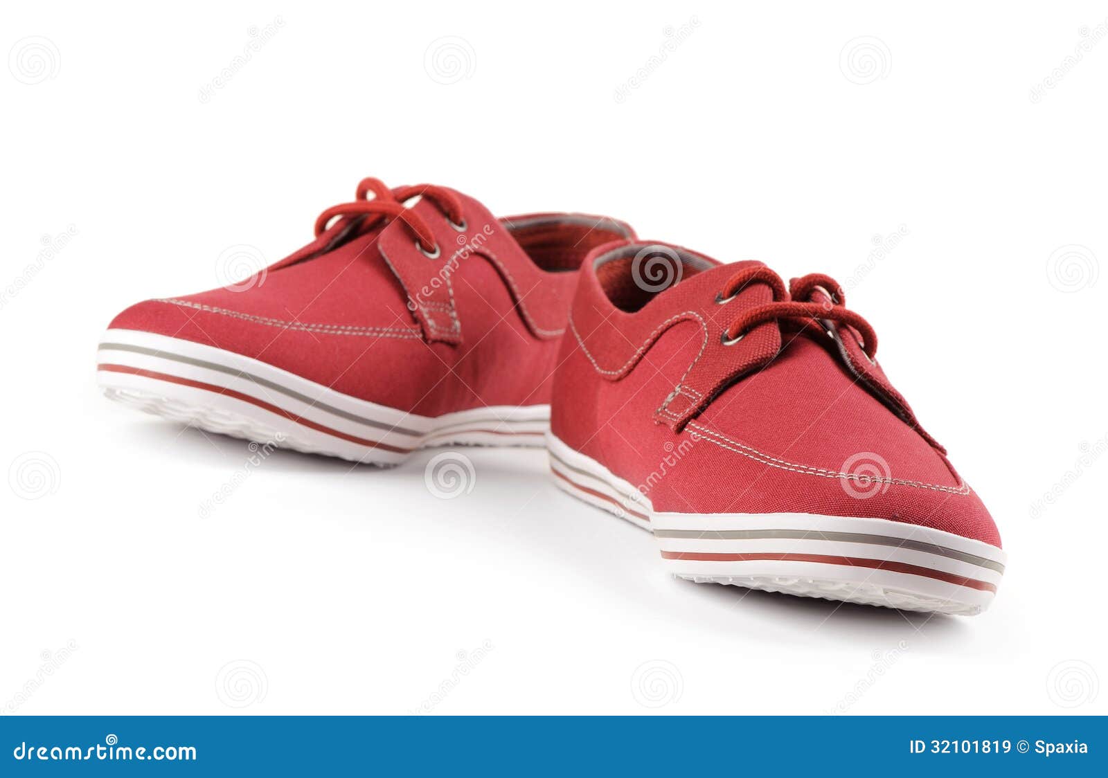 Red shoes. Sneakers stock image. Image of canvas, fashion - 32101819