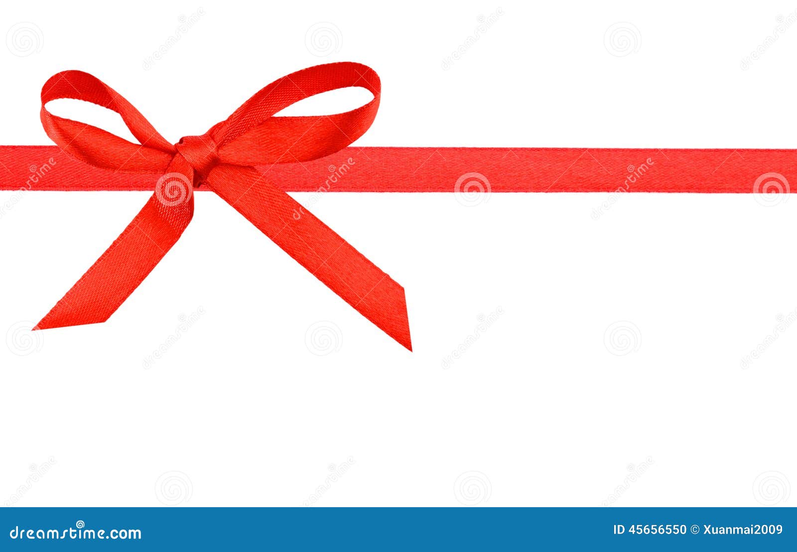 Red Silk Ribbon Stock Photo - Image: 45656550