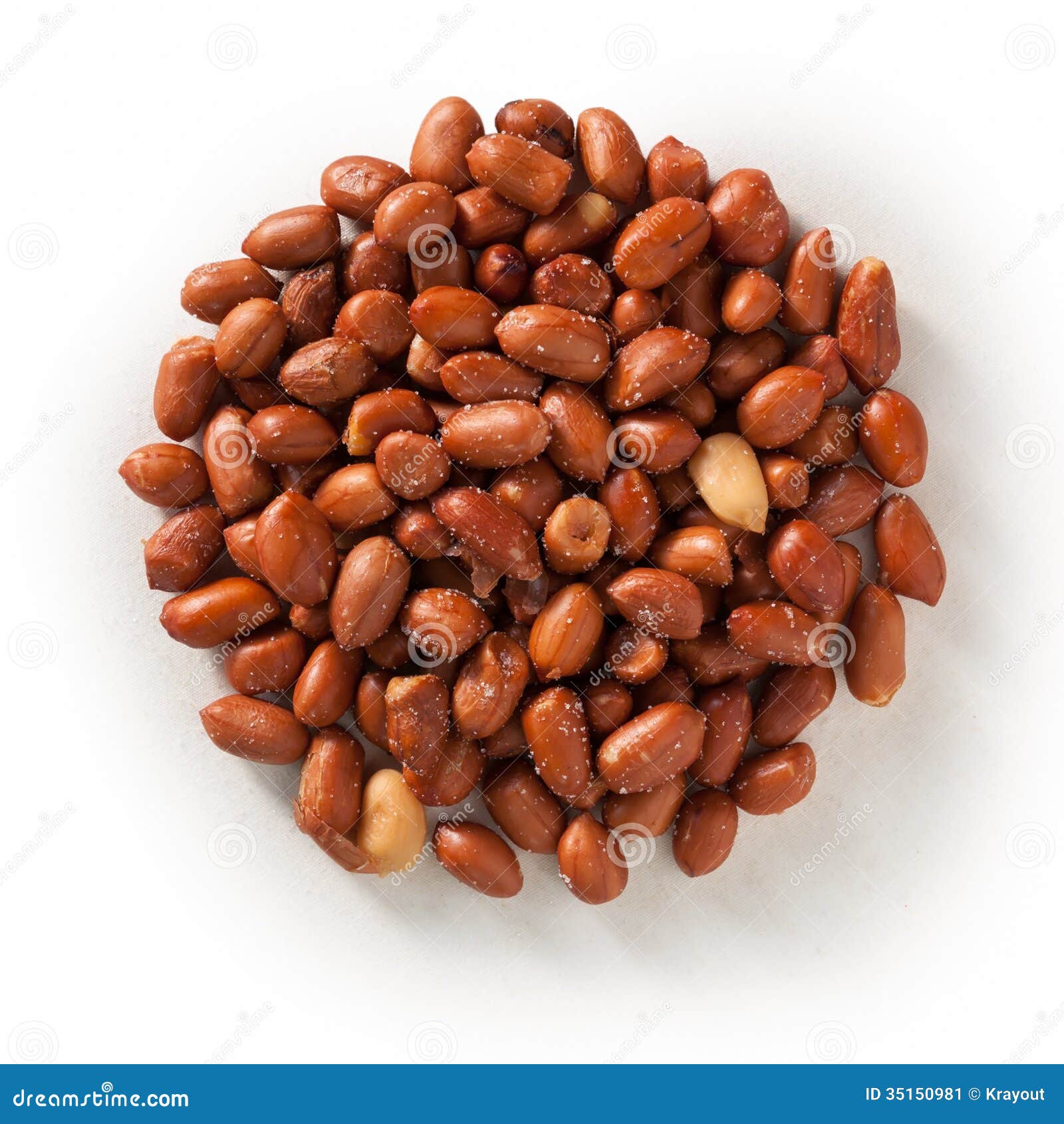 Red skin peanuts stock image. Image of meal, circle, appetizer 35150981