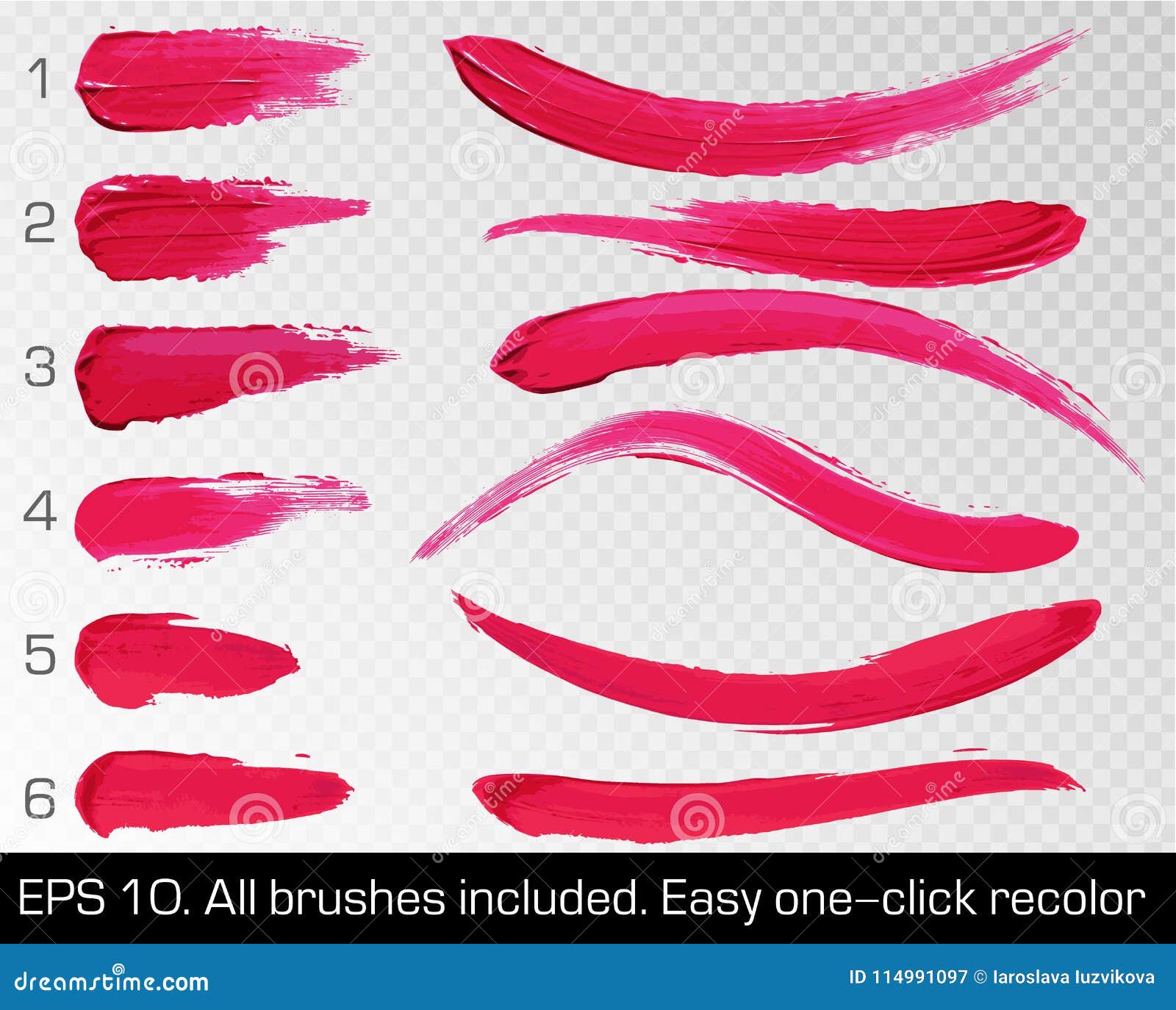 Premium Vector  A smear of red acrylic paint. a trace of fresh paint from  an art brush with a glossy texture. design for cosmetic products. vector  image.