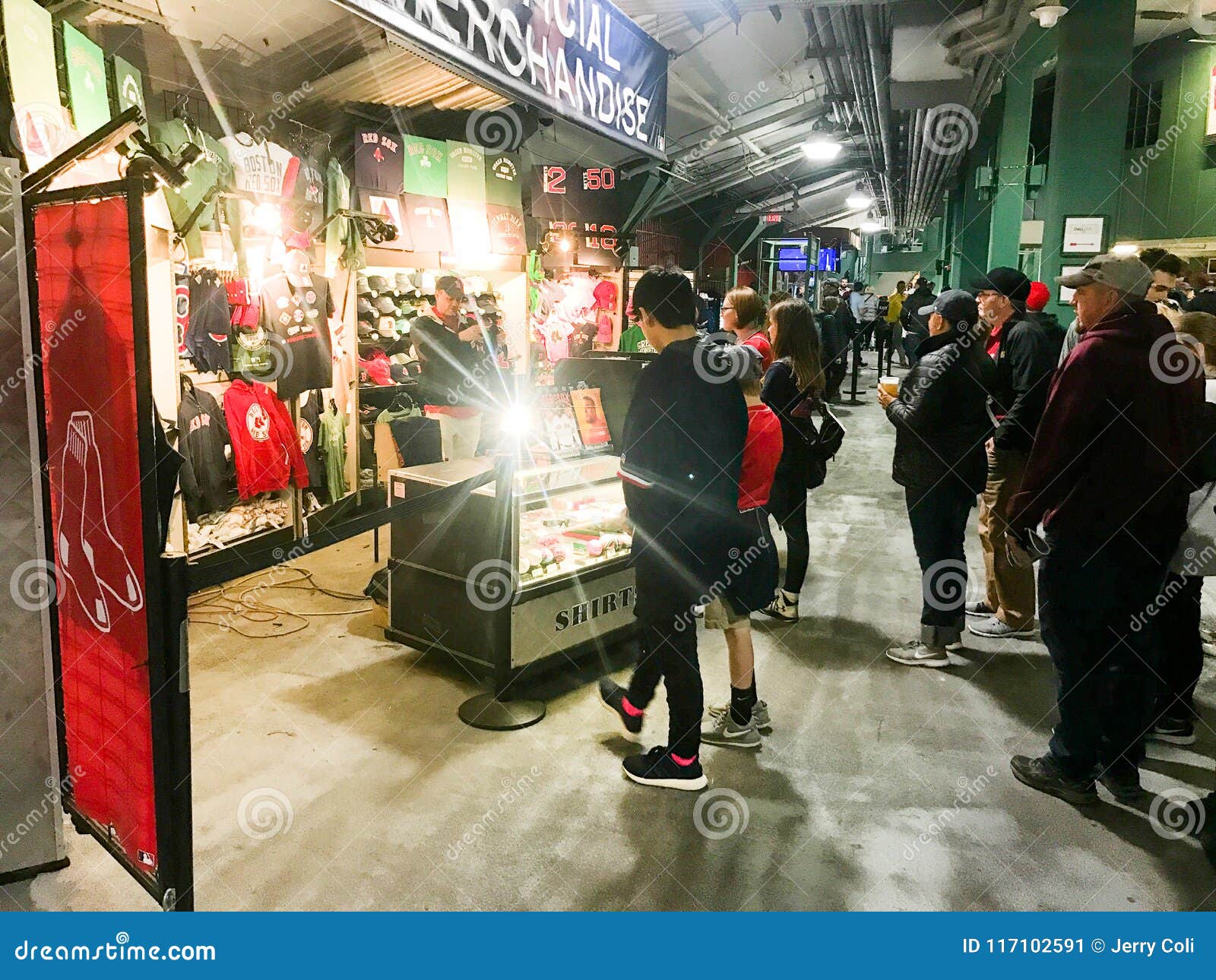 Souvenir Stand Under Fenway Park, Boston, MA Editorial Photo - Image of  boston, major: 117102591