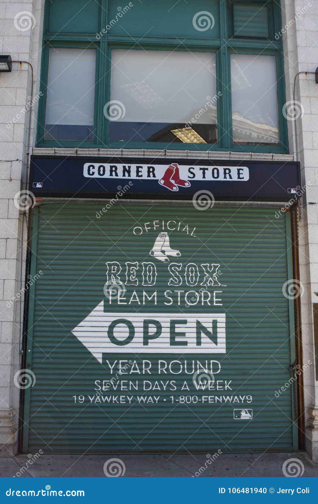 Corner Store, Fenway Park, Boston, Editorial Image - Image jerseys: 106481940