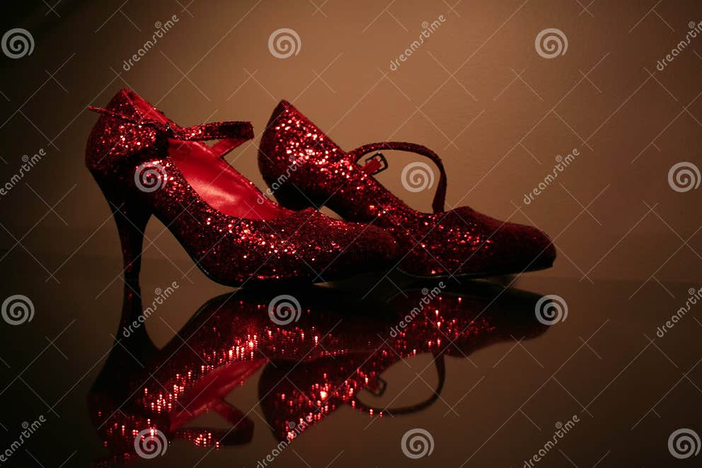 Red Sparkly Shoes stock image. Image of sparkly, shoes - 13594325