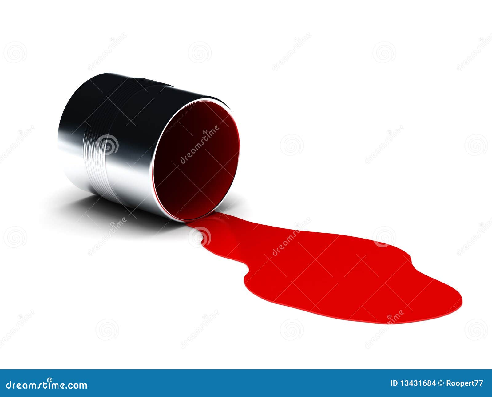 Red spilled paint stock illustration. Illustration of inspiration