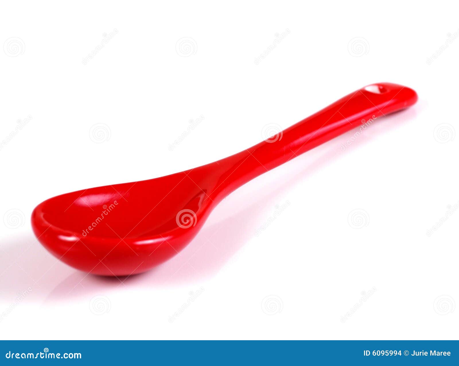 Red Spoon. stock photo. Image of stir, object, spoon, cutlery 6095994