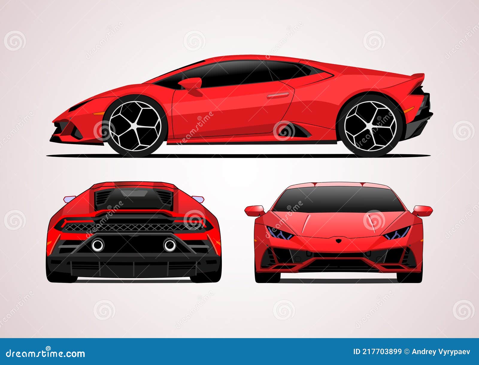 Red sports car. stock vector. Illustration of layout - 217703899