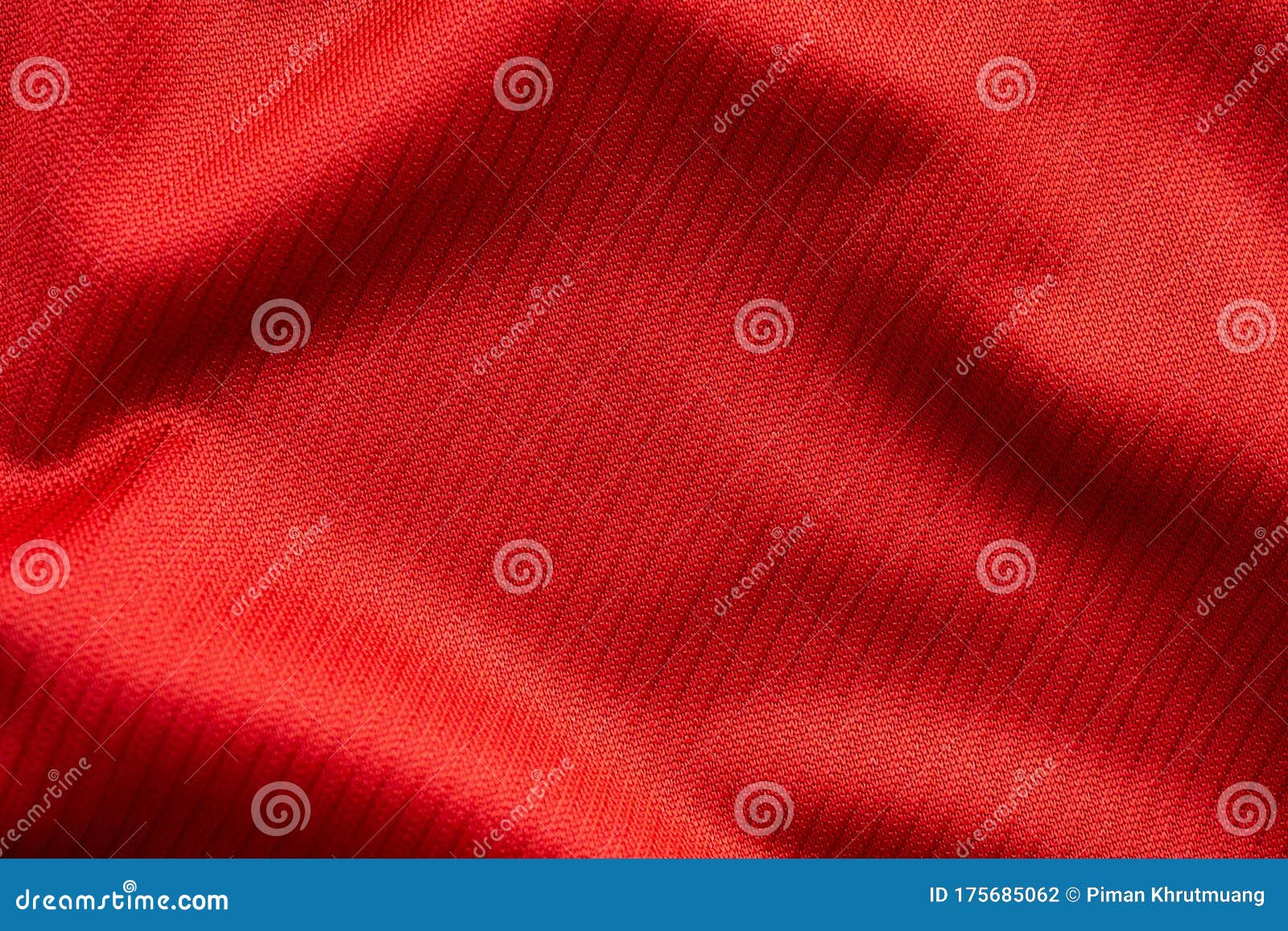 Red Sports Clothing Fabric Football Jersey Texture Stock Photo - Image ...