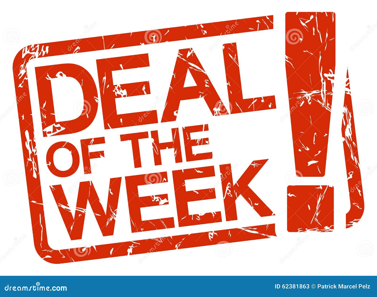 red stamp with text deal of the week