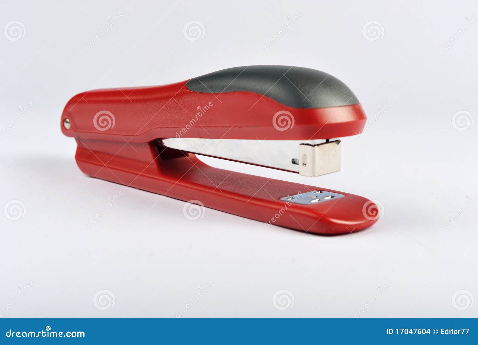 red stapler