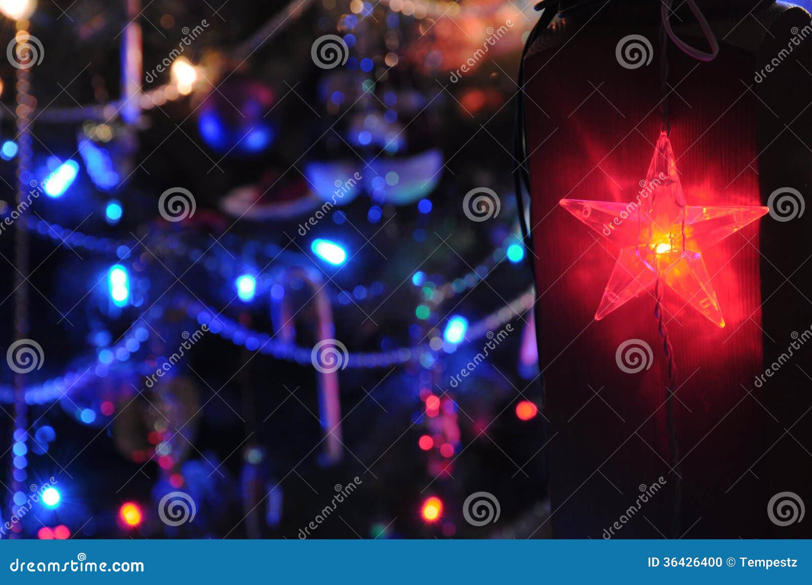 Red Star stock photo. Image of decorated, right, light 36426400