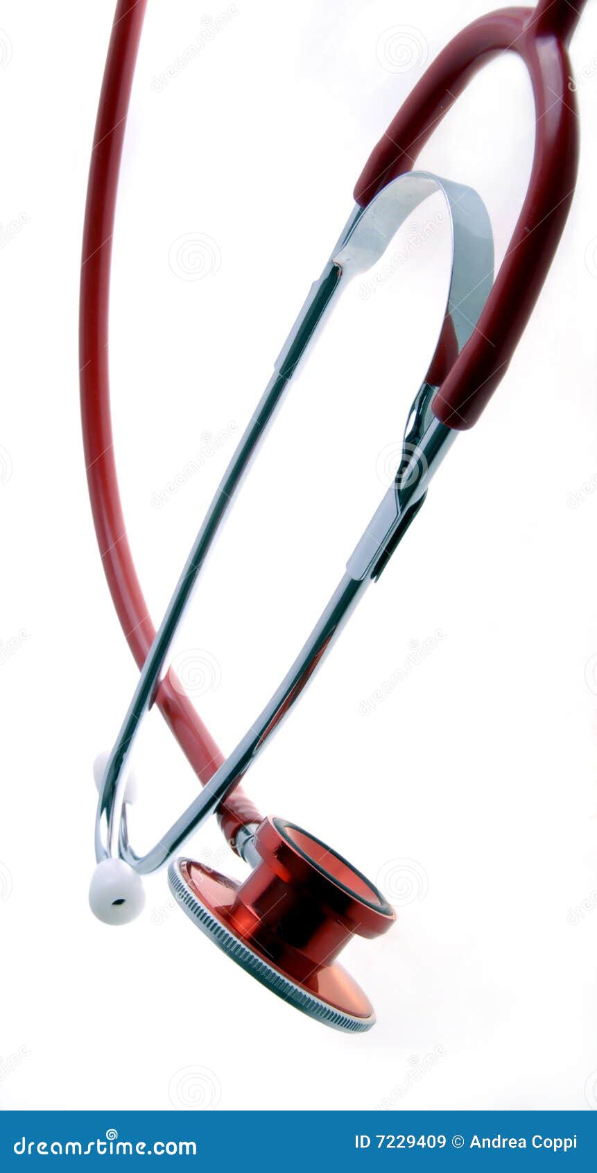Red stethoscope stock image. Image of healthcare, pulse 7229409