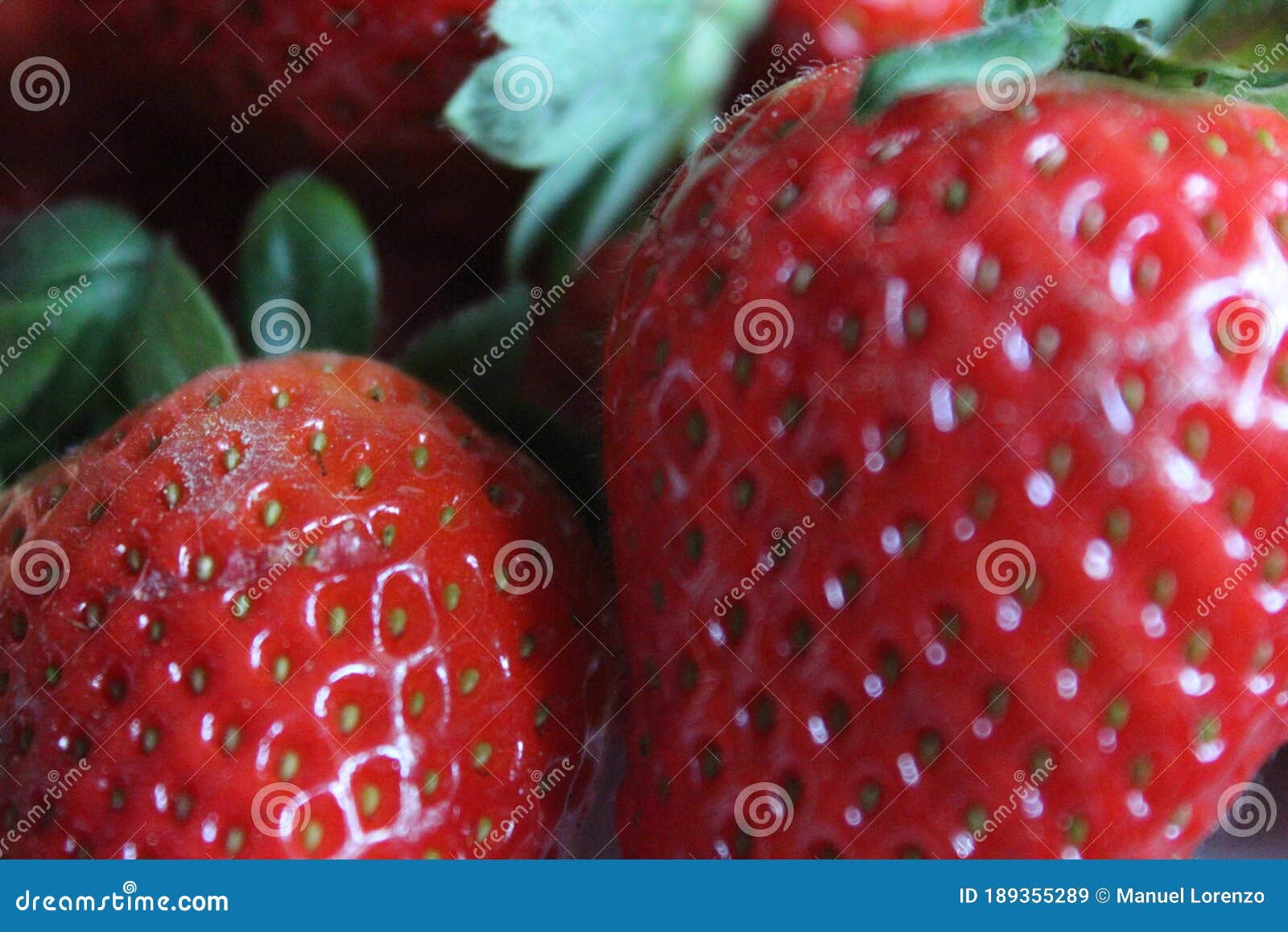 red strawberry fruit green healthy nutrition delicious dessert