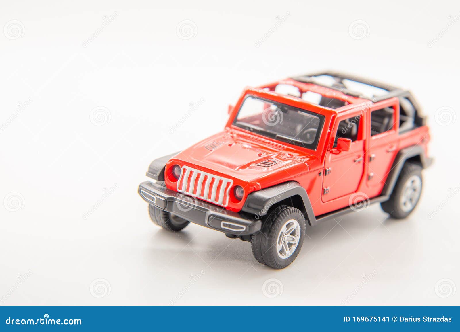 Red suv toy car jeep stock image. Image of sport, plastic - 169675141