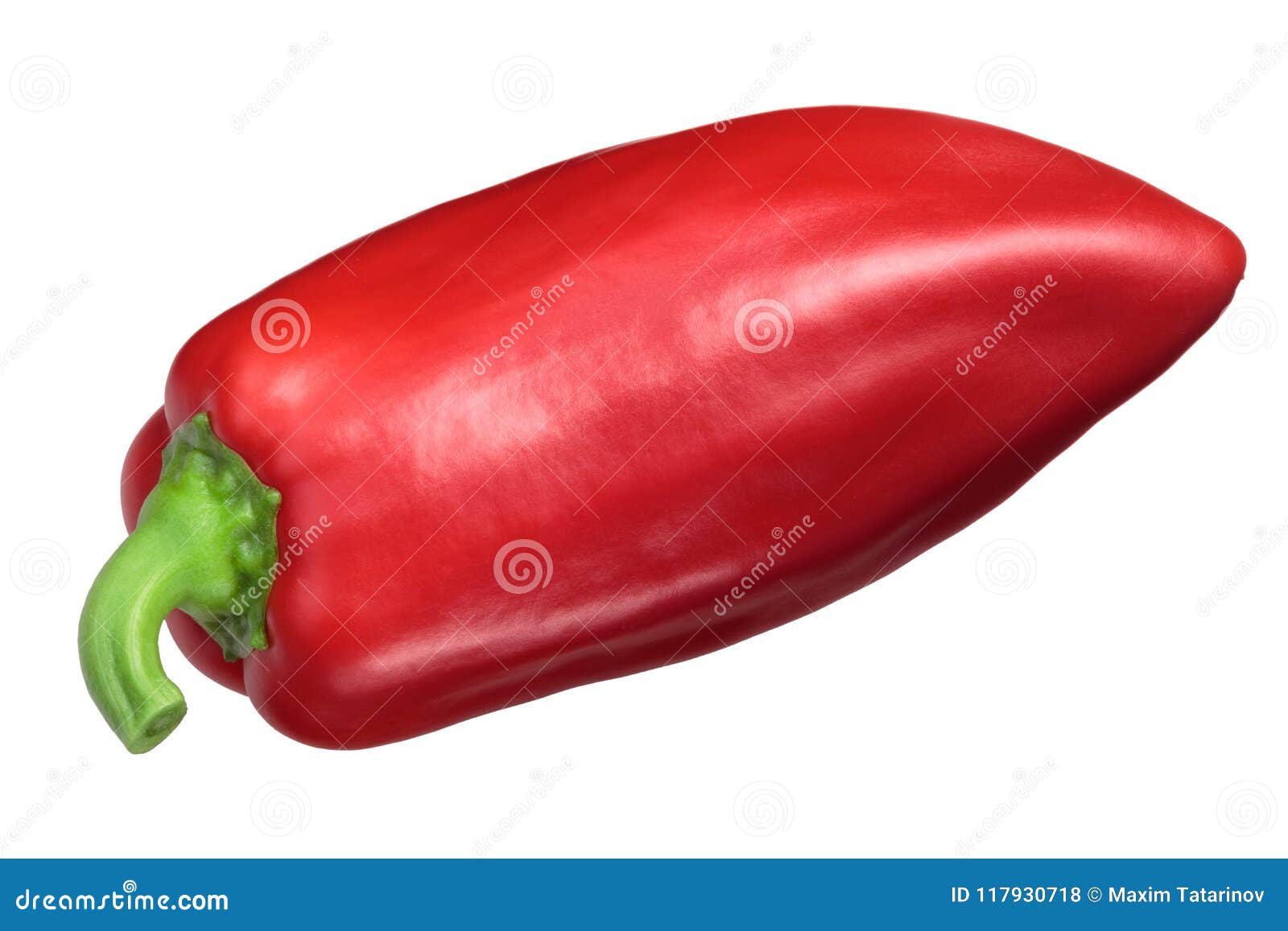 red bell pepper grueso de plaza