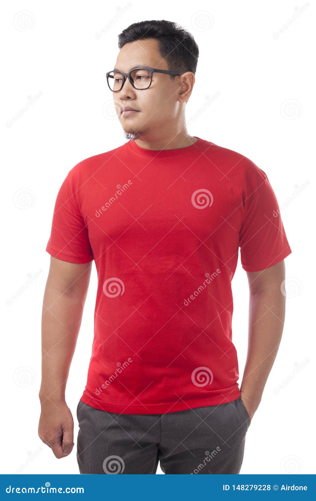 Download Red Shirt Design Template stock photo. Image of store ...