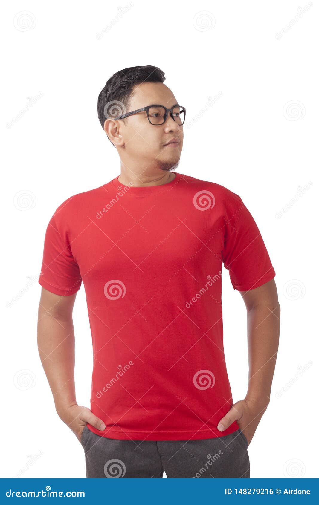 Download Red Shirt Design Template stock photo. Image of color ...