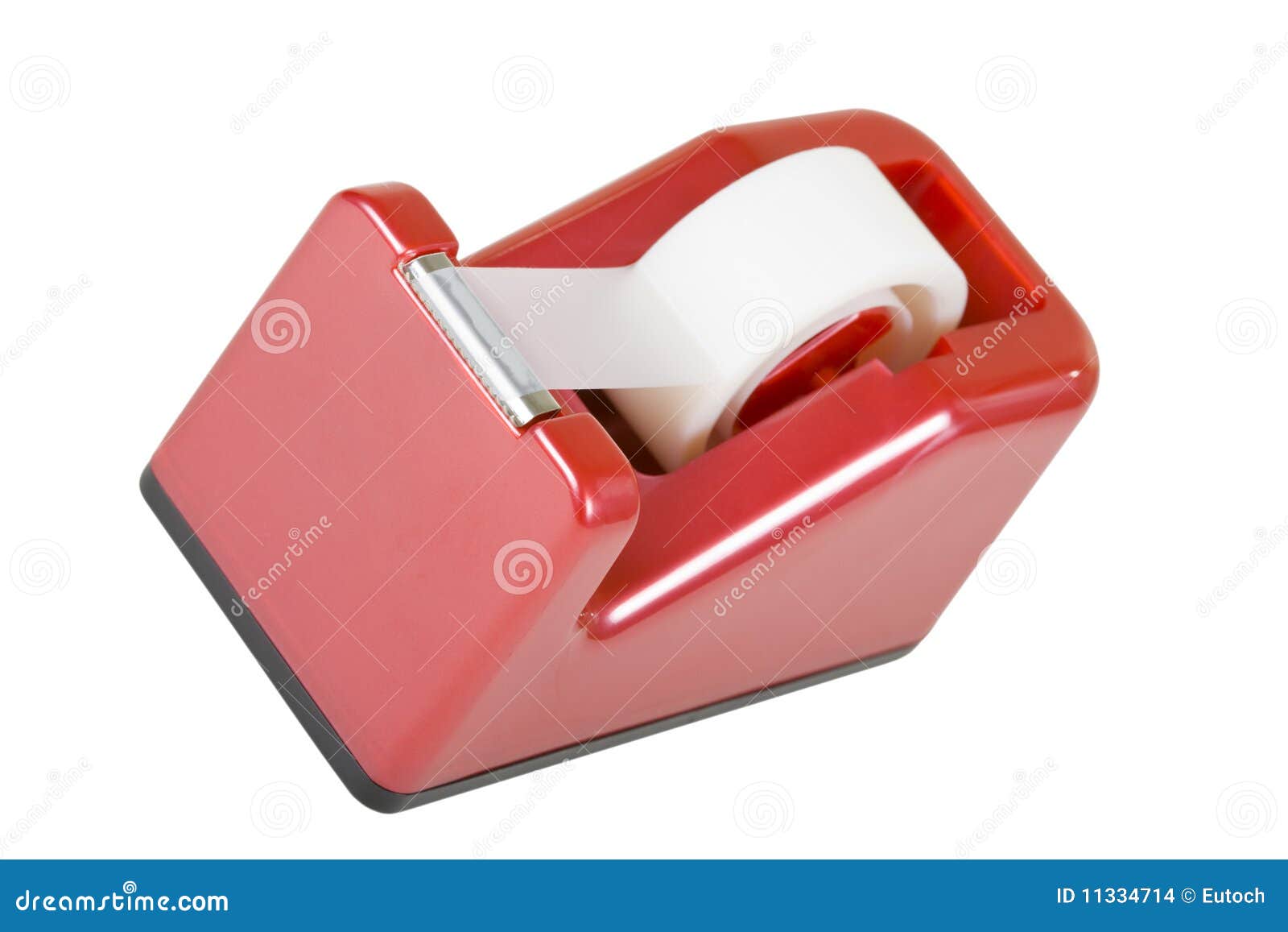 Red Tape Dispenser 2 stock photo. Image of adhesive, supplies 11334714