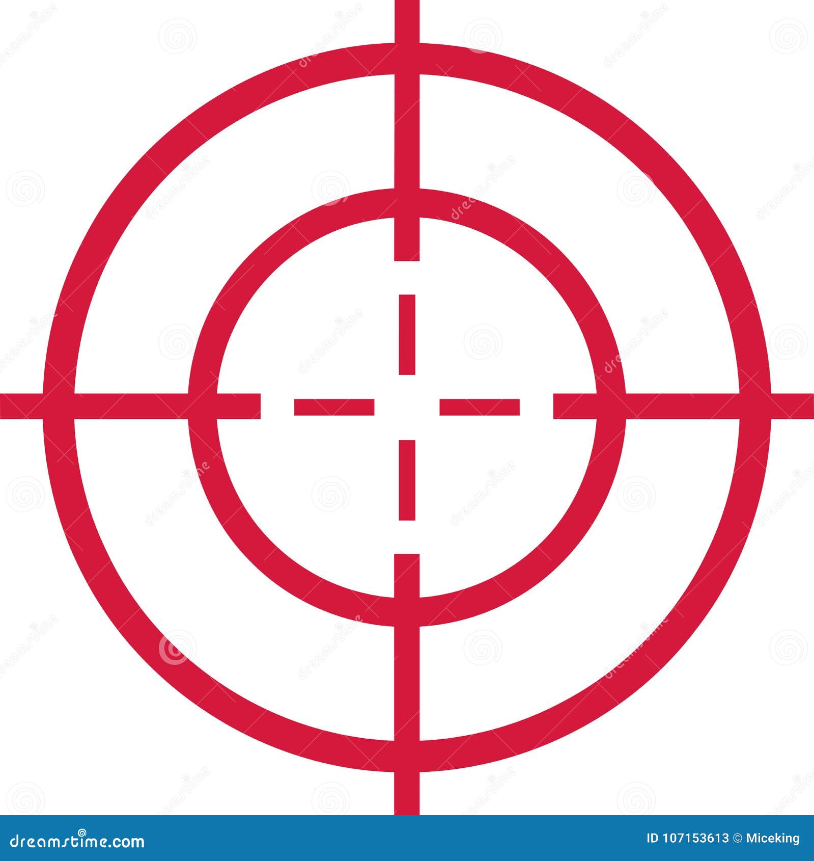 Crosshair, Reticle, Target Mark Icon, Symbol And Logo. Accuracy