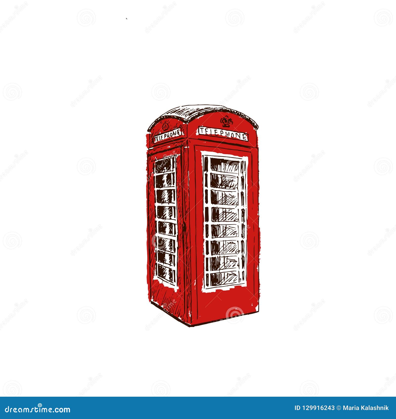 London Greeting Card Template. Traditional Telephone Booth Royalty Free  SVG, Cliparts, Vectors, and Stock Illustration. Image 56302202.