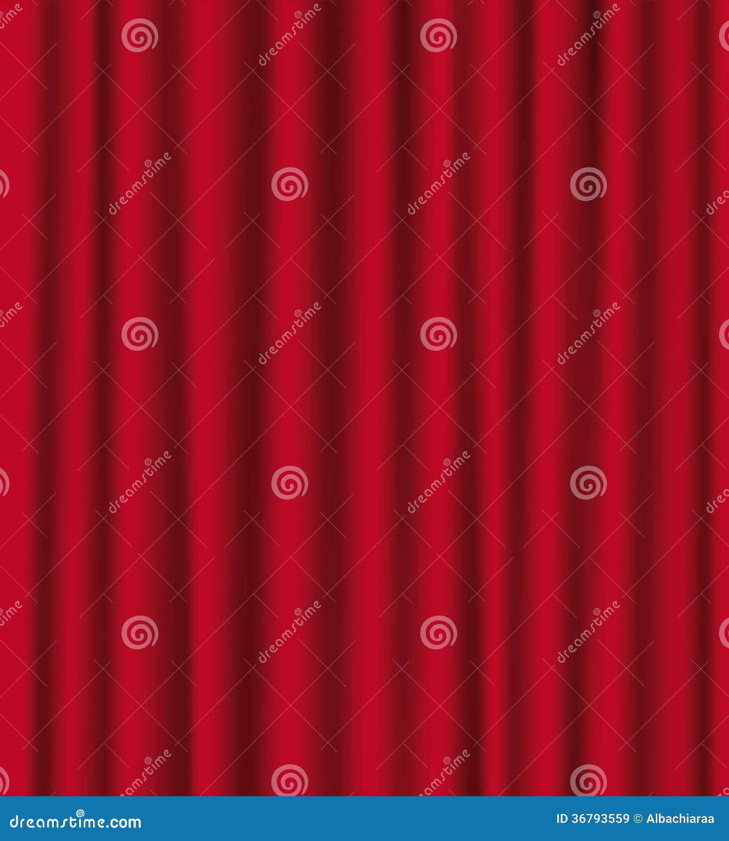 red theatre curtains.